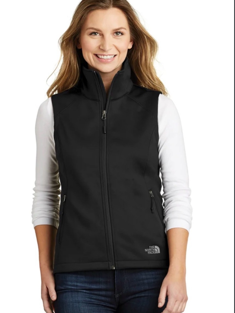 The North Face Black Softshell Vest
